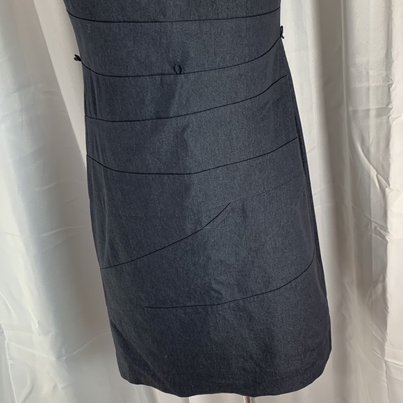 Alyx dress denim look dress lightweight career resortwear church classic event 4 - Picture 3 of 8